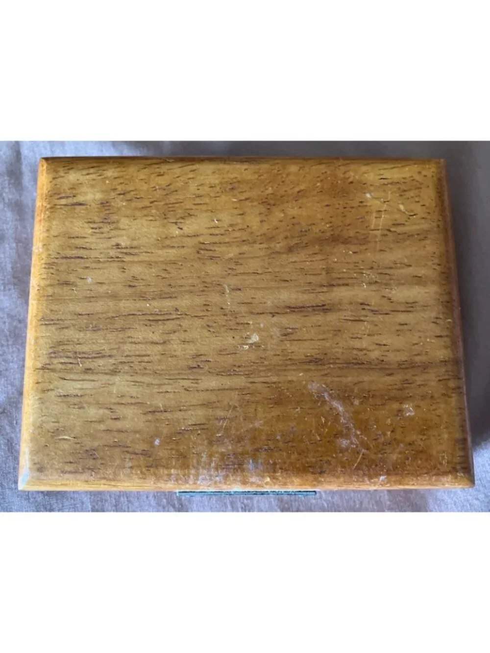 Nautica Wooden Jewelry/Trinket Box Velvet Lined